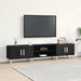 Cabinet TV Stejar Negru 180 x 31,5 x 40 cm Lemn compozit - WALTI WALTI