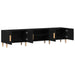 Cabinet TV Stejar Negru 180 x 31,5 x 40 cm Lemn compozit - WALTI WALTI