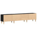 Cabinet TV Stejar Negru 180 x 31,5 x 40 cm Lemn compozit - WALTI WALTI
