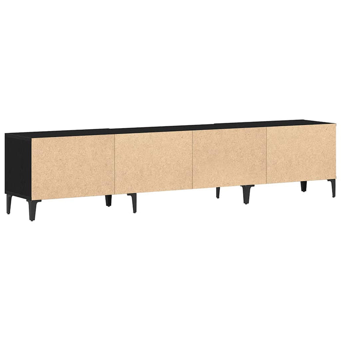 Cabinet TV Stejar Negru 180 x 31,5 x 40 cm Lemn compozit - WALTI WALTI