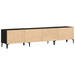 Cabinet TV Stejar Negru 180 x 31,5 x 40 cm Lemn compozit - WALTI WALTI
