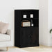 Highboard Stejar Negru 60 x 35.5 x 103.5 cm Lemn compozit - WALTI WALTI