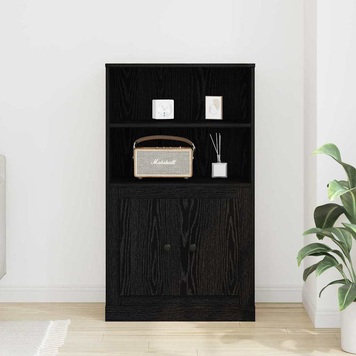 Highboard Stejar Negru 60 x 35.5 x 103.5 cm Lemn compozit - WALTI WALTI