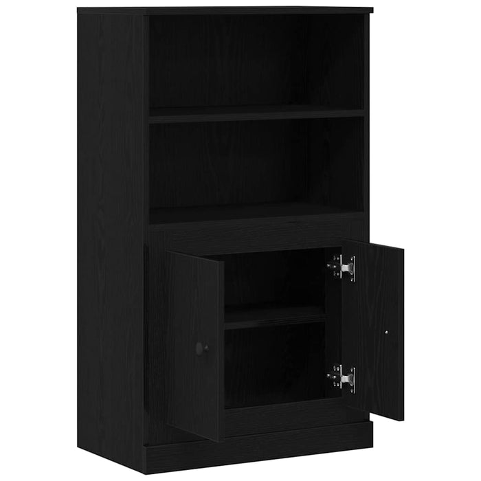 Highboard Stejar Negru 60 x 35.5 x 103.5 cm Lemn compozit - WALTI WALTI