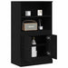 Highboard Stejar Negru 60 x 35.5 x 103.5 cm Lemn compozit - WALTI WALTI