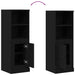 Bufet Stejar Negru 36 x 35.5 x 103.5 cm Lemn compozit - WALTI WALTI