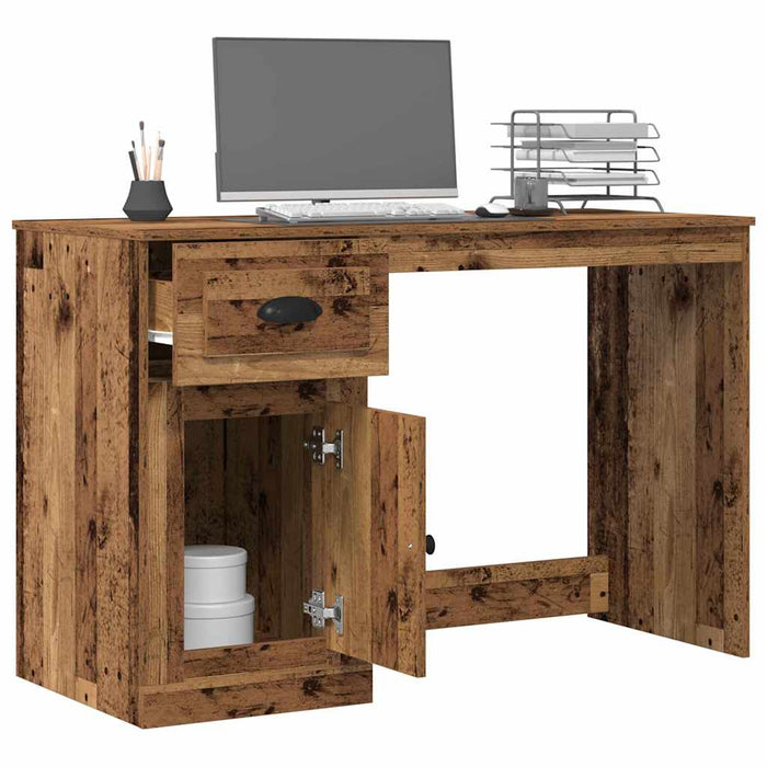 Birou cu sertar Lemn Vechi 50 x 115 x 75 cm Lemn compozit - WALTI WALTI
