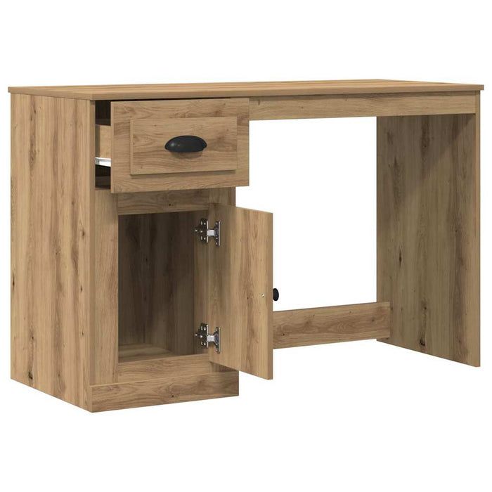 Birou cu sertar Stejar Artizanal 50 x 115 x 75 cm Lemn compozit - WALTI WALTI