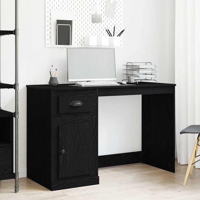 Birou cu sertar Stejar Negru 50 x 115 x 75 cm Lemn compozit - WALTI WALTI