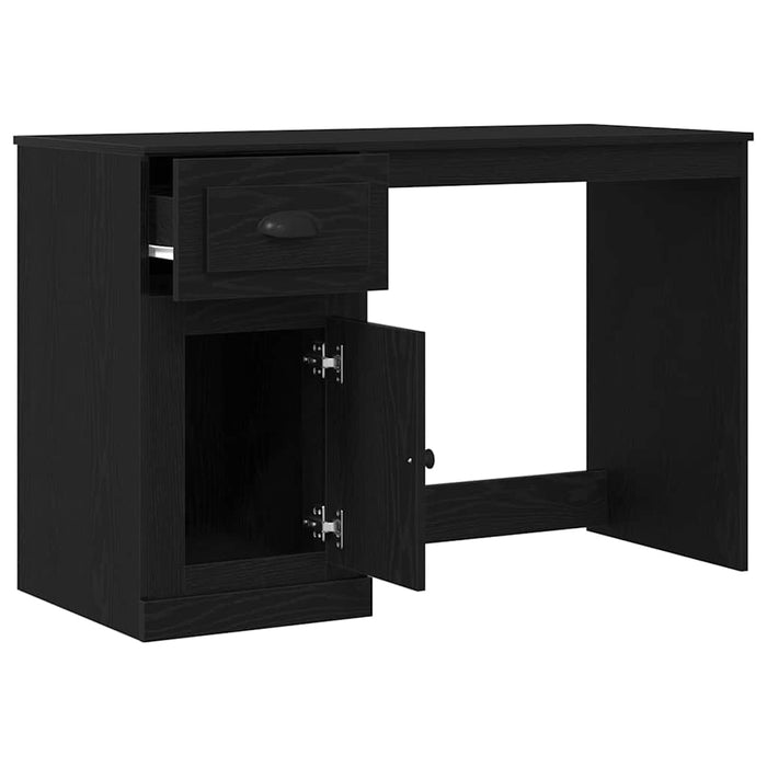 Birou cu sertar Stejar Negru 50 x 115 x 75 cm Lemn compozit - WALTI WALTI