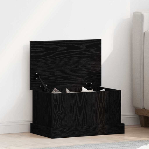 Cutie de depozitare Stejar negru 50 x 30 x 28 cm Lemn compozit - WALTI WALTI