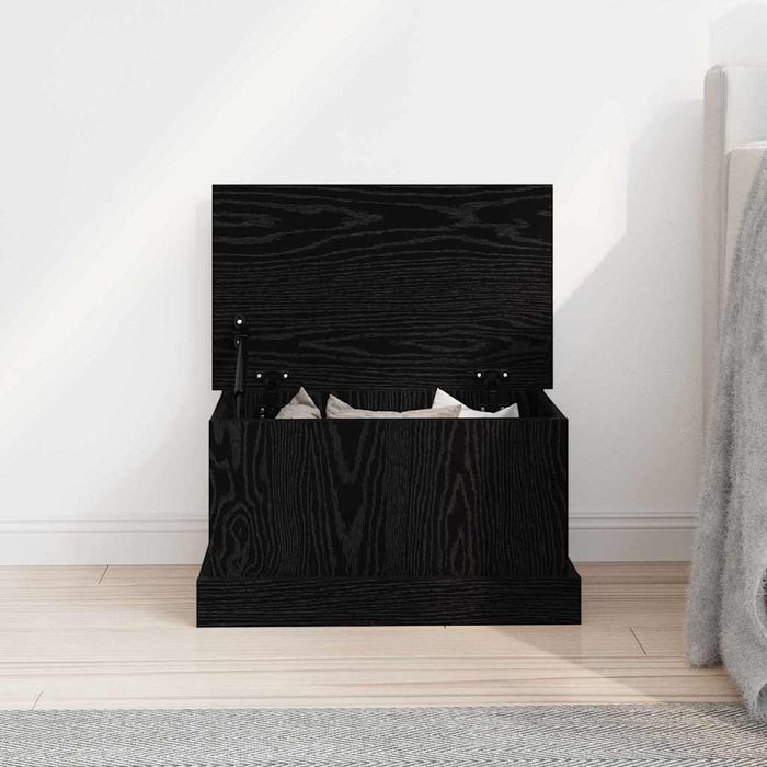 Cutie de depozitare Stejar negru 50 x 30 x 28 cm Lemn compozit - WALTI WALTI