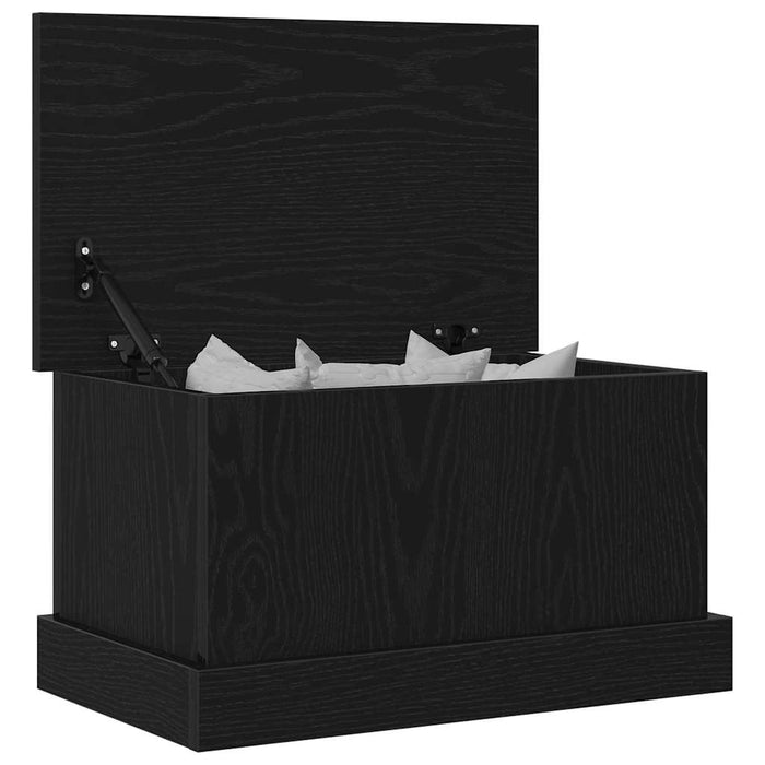 Cutie de depozitare Stejar negru 50 x 30 x 28 cm Lemn compozit - WALTI WALTI