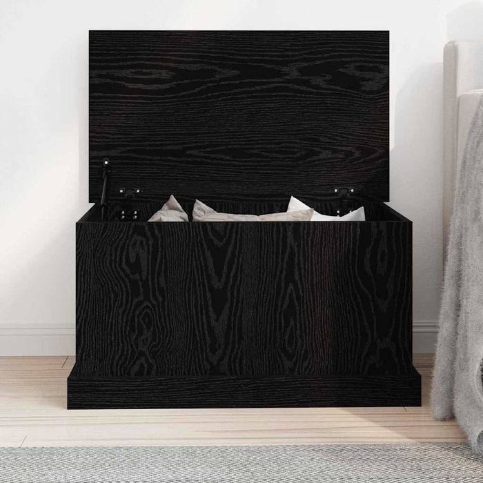 Cutie de depozitare Stejar negru 70 x 40 x 28 cm Lemn compozit - WALTI WALTI