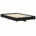 Cadru de pat Stejar negru 120 x 190 cm Lemn compozit - WALTI WALTI