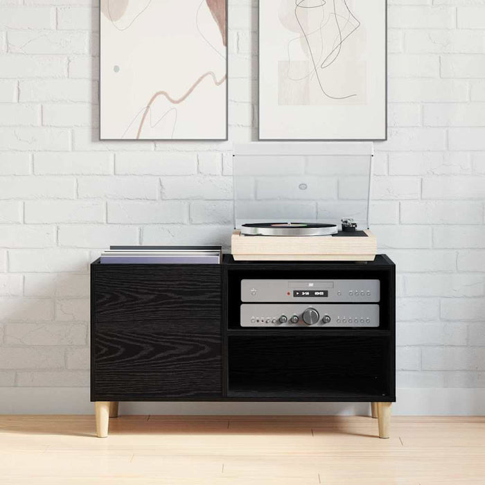 Dulap pentru discuri de vinil Stejar negru 84,5 x 38 x 48 cm - WALTI WALTI
