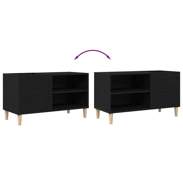 Dulap pentru discuri de vinil Stejar negru 84,5 x 38 x 48 cm - WALTI WALTI