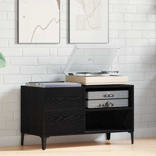 Dulap pentru discuri de vinil Stejar negru 84.5 x 38 x 48 cm - WALTI WALTI