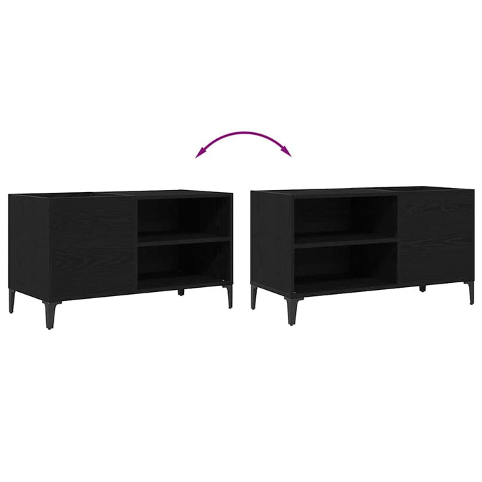 Dulap pentru discuri de vinil Stejar negru 84.5 x 38 x 48 cm - WALTI WALTI