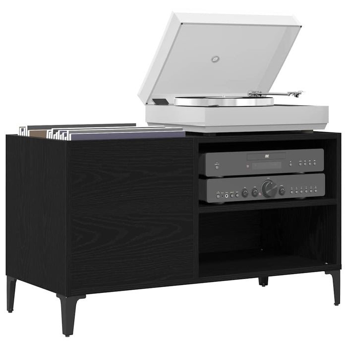 Dulap pentru discuri de vinil Stejar negru 84.5 x 38 x 48 cm - WALTI WALTI