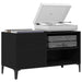 Dulap pentru discuri de vinil Stejar negru 84.5 x 38 x 48 cm - WALTI WALTI