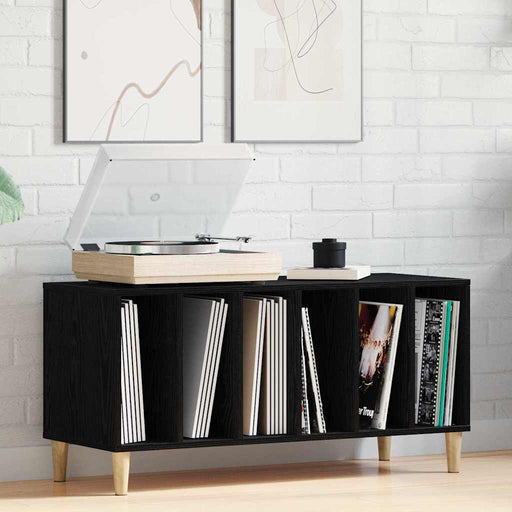 Dulap pentru discuri de vinil Stejar negru 100 x 38 x 48 cm - WALTI WALTI