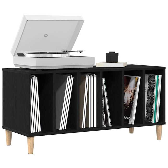 Dulap pentru discuri de vinil Stejar negru 100 x 38 x 48 cm - WALTI WALTI
