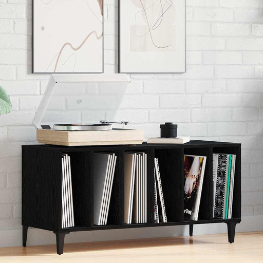 Dulap pentru discuri de vinil Stejar negru 100 x 38 x 48 cm - WALTI WALTI