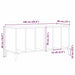Dulap pentru discuri de vinil Stejar negru 100 x 38 x 48 cm - WALTI WALTI