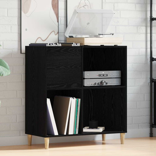 Dulap pentru discuri de vinil Stejar Negru 84,5 x 38 x 89 cm - WALTI WALTI