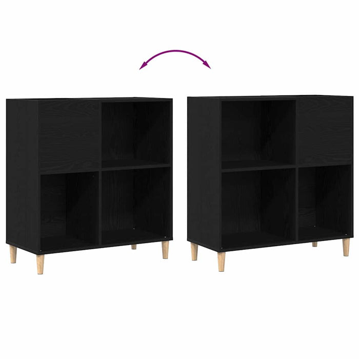 Dulap pentru discuri de vinil Stejar negru 84.5 x 38 x 89 cm - WALTI WALTI