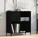 Dulap pentru discuri de vinil Stejar negru 84.5 x 38 x 89 cm - WALTI WALTI