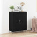 Bufet Stejar Negru 69,5 x 34 x 90 cm Lemn compozit - WALTI WALTI