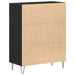 Bufet Stejar Negru 69,5 x 34 x 90 cm Lemn compozit - WALTI WALTI