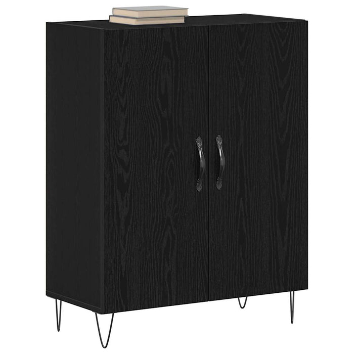 Bufet Stejar Negru 69,5 x 34 x 90 cm Lemn compozit - WALTI WALTI