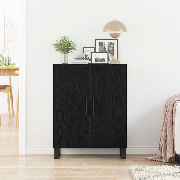 Bufet Stejar Negru 69,5 x 34 x 90 cm Lemn compozit - WALTI WALTI