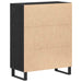 Bufet Stejar Negru 69,5 x 34 x 90 cm Lemn compozit - WALTI WALTI