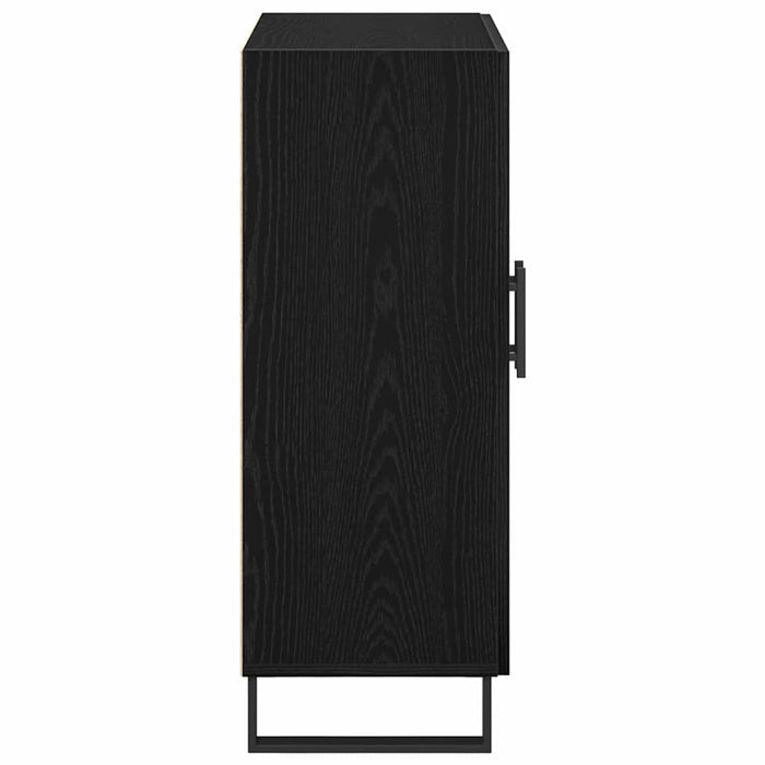 Bufet Stejar Negru 69,5 x 34 x 90 cm Lemn compozit - WALTI WALTI