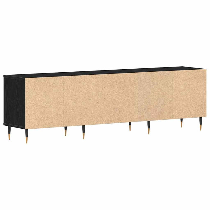 Cabinet TV Stejar Negru 150 x 30 x 44,5 cm Lemn compozit - WALTI WALTI