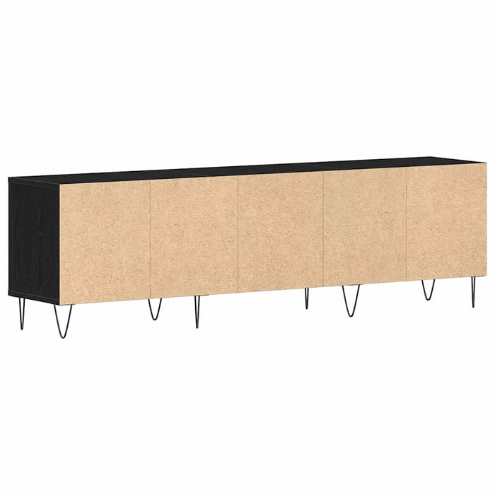 Cabinet TV Stejar Negru 150 x 30 x 44,5 cm Lemn compozit - WALTI WALTI