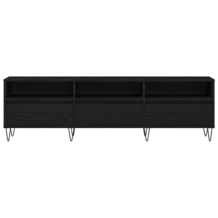 Cabinet TV Stejar Negru 150 x 30 x 44,5 cm Lemn compozit - WALTI WALTI
