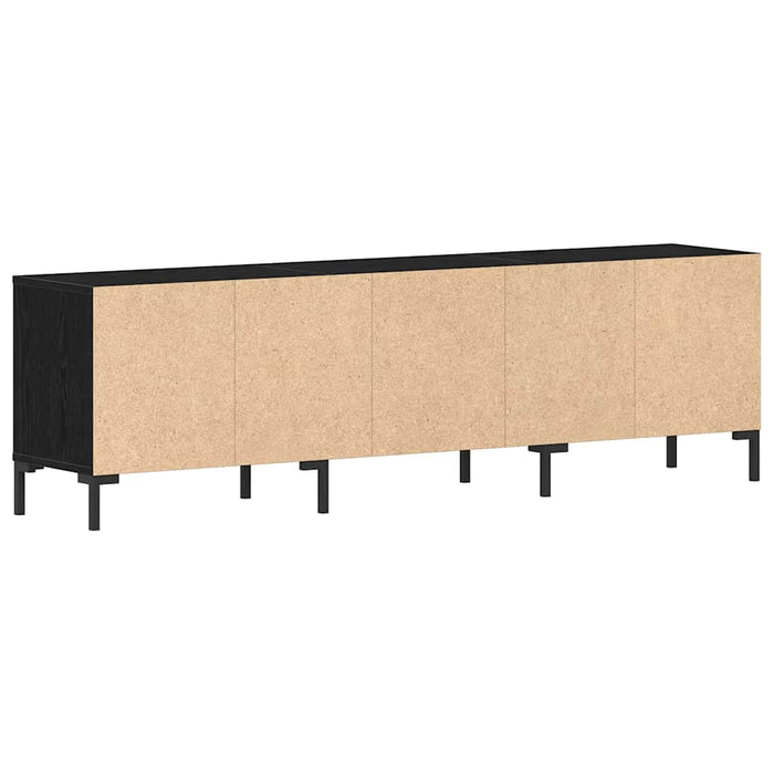 Cabinet TV Stejar Negru 150 x 30 x 44,5 cm Lemn compozit - WALTI WALTI