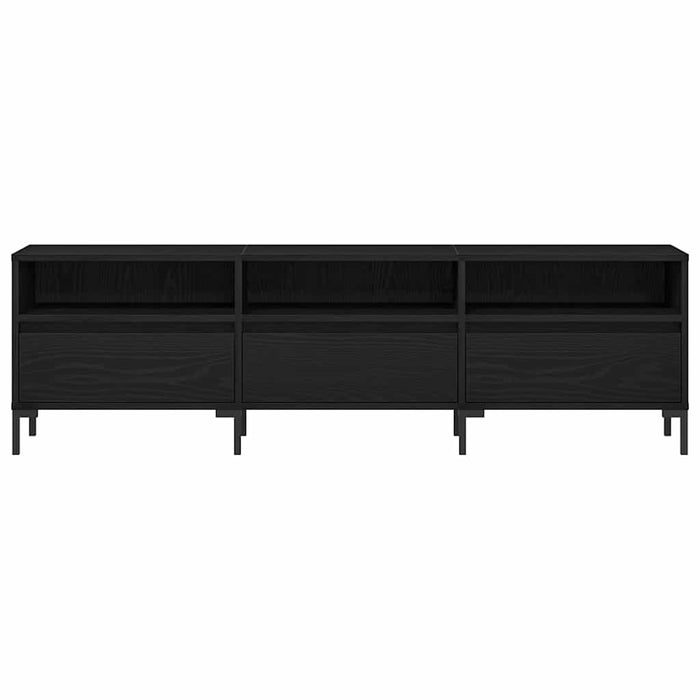 Cabinet TV Stejar Negru 150 x 30 x 44,5 cm Lemn compozit - WALTI WALTI