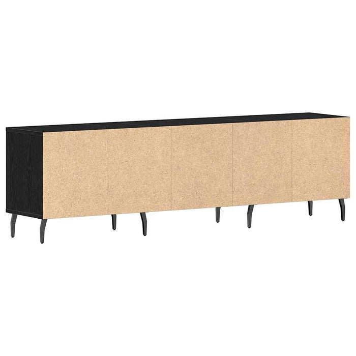 Cabinet TV Stejar Negru 150 x 30 x 44,5 cm Lemn compozit - WALTI WALTI