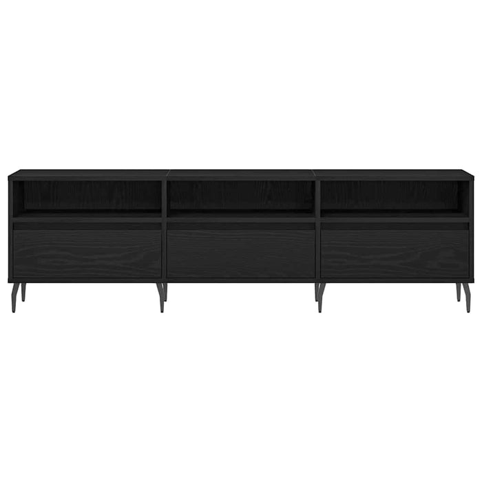 Cabinet TV Stejar Negru 150 x 30 x 44,5 cm Lemn compozit - WALTI WALTI