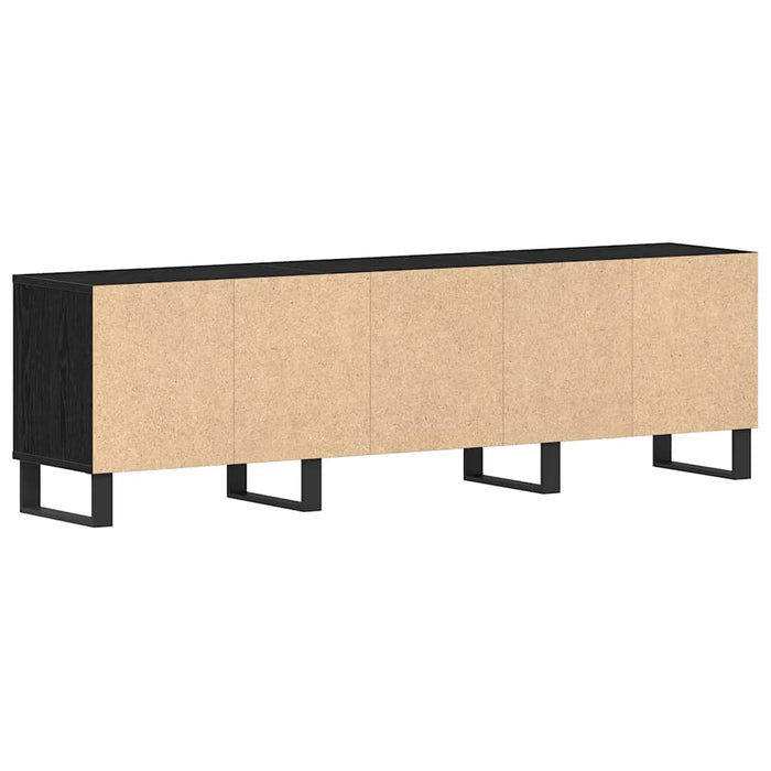 Cabinet TV Stejar Negru 150 x 30 x 44,5 cm Lemn compozit - WALTI WALTI