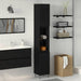Dulap de Baie Stejar Negru 30 x 30 x 190 cm Lemn compozit - WALTI WALTI