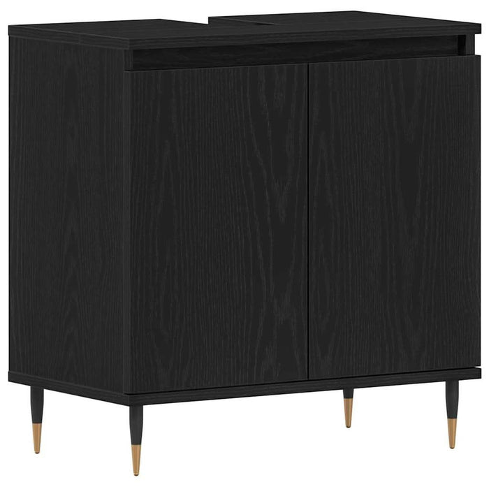 Dulap pentru Chiuveta de Baie Stejar Negru 58 x 33 x 60 cm - WALTI WALTI