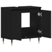 Dulap pentru Chiuveta de Baie Stejar Negru 58 x 33 x 60 cm - WALTI WALTI