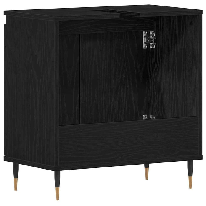 Dulap pentru Chiuveta de Baie Stejar Negru 58 x 33 x 60 cm - WALTI WALTI